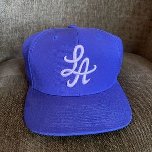 Cursive LA Snapback
